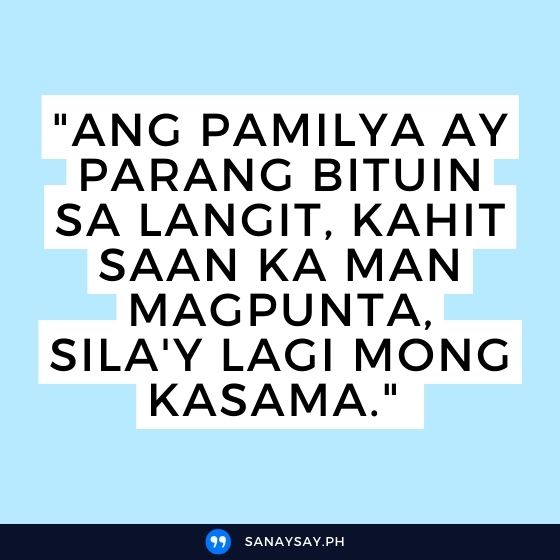 essay tagalog about family