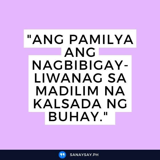 quotes about family tagalog