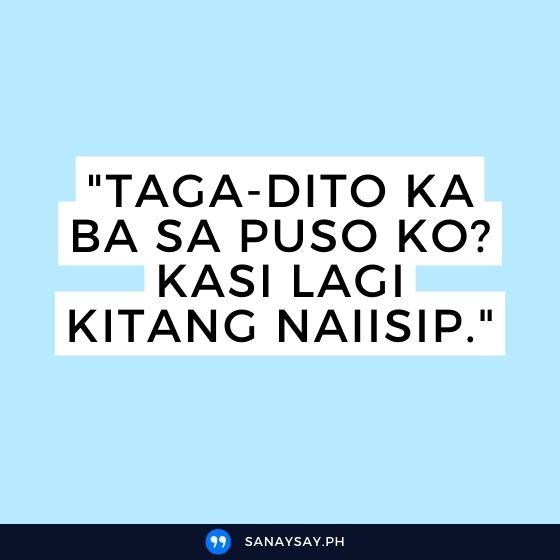 pick up lines tagalog